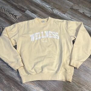 Sporty & Rich Wellness Crewneck Yellow Small